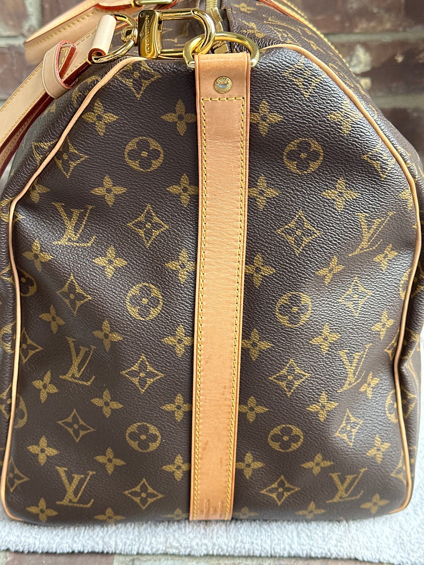 Louis Vuitton Keepall Bandouliere Bag Monogram Canvas 55