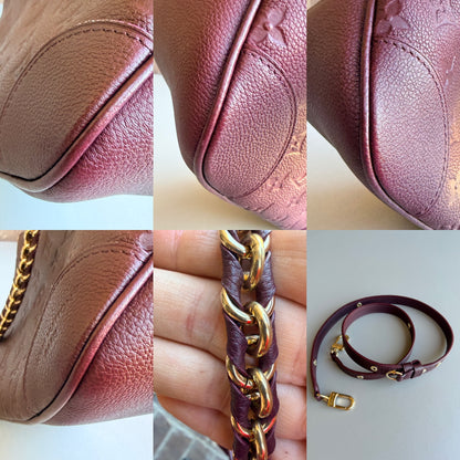 Louis Vuitton Boulogne Monogram Empreinte Leather PM 96554
