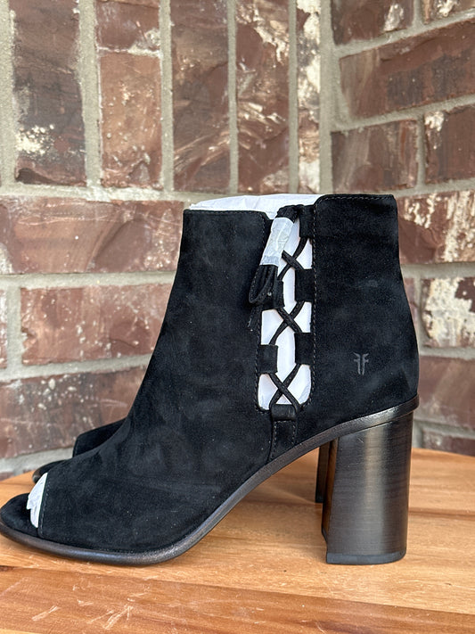 Frye Amy Slide Ghille Black Size 9M