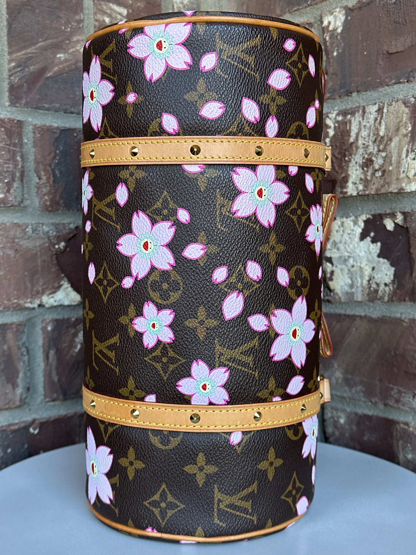 Louis Vuitton Papillon Handbag Limited Edition Cherry Blossom Monogram 67678