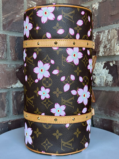 Louis Vuitton Papillon Handbag Limited Edition Cherry Blossom Monogram 67678