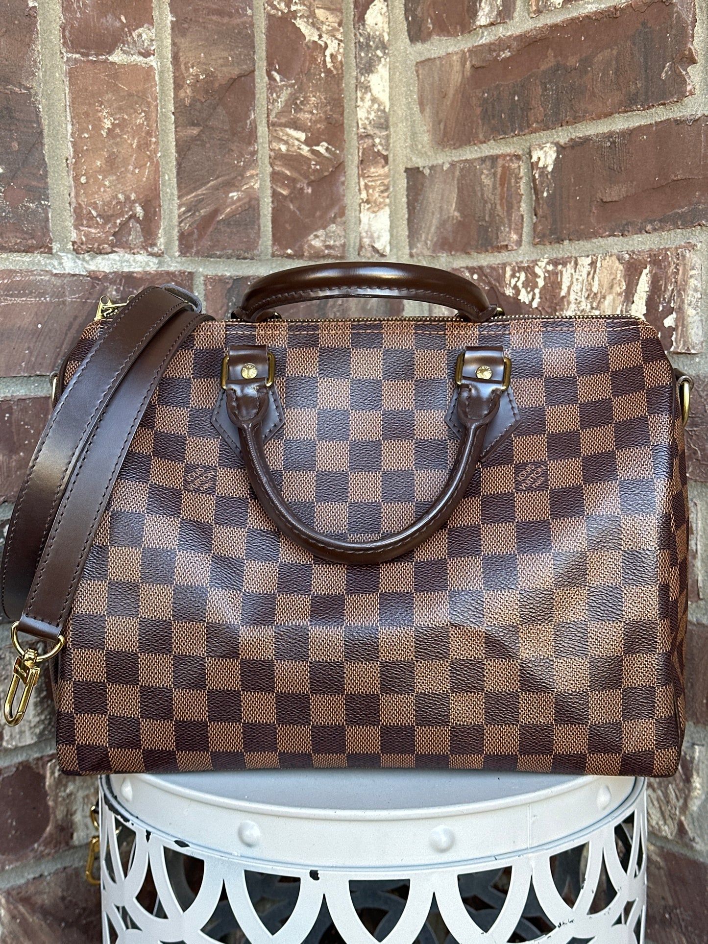 Louis Vuitton Damier Ebene Speedy Bandoulière 30 60027