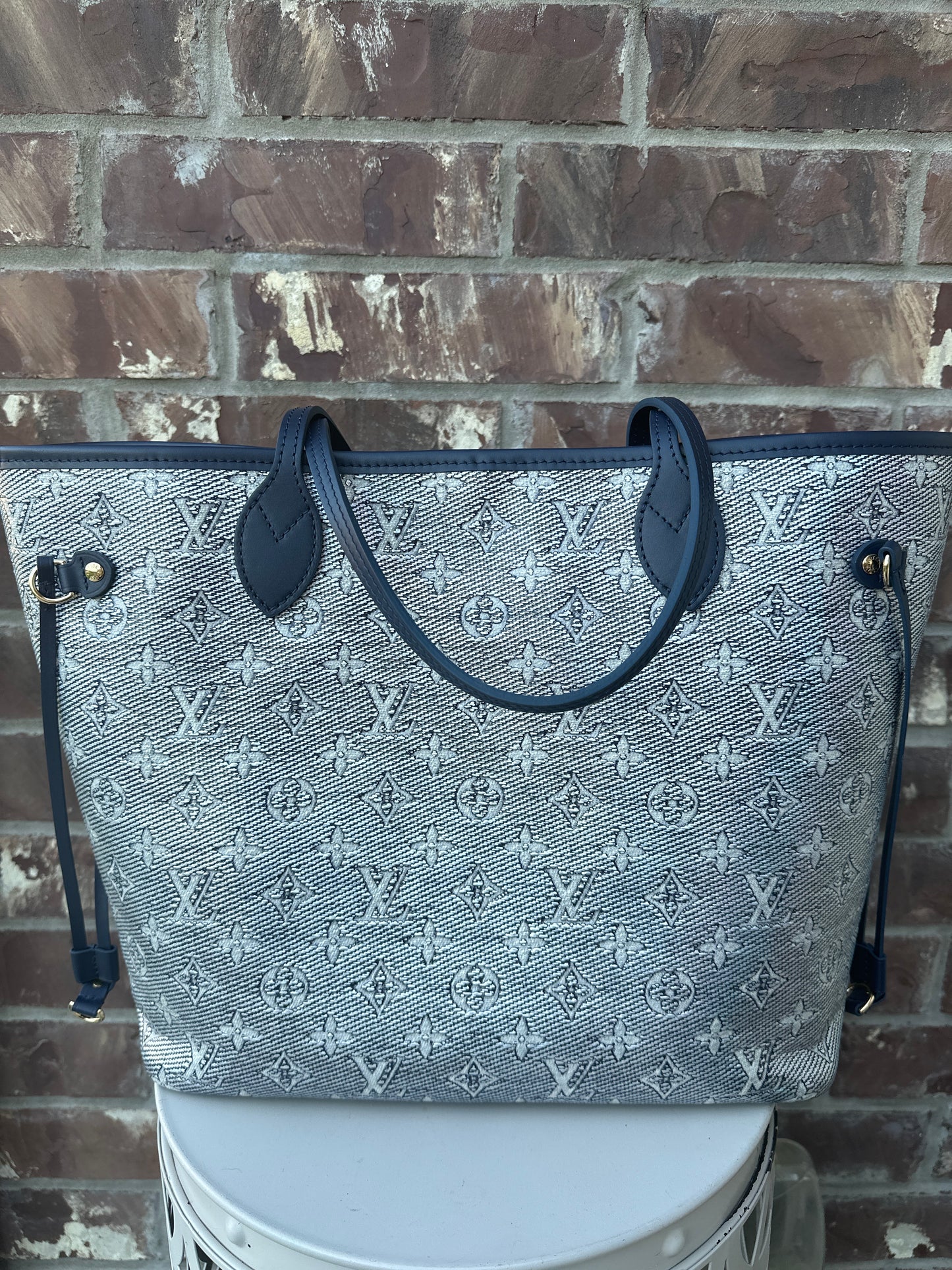 Louis Vuitton Monoglam Neverfull w/Pouch (R8C)