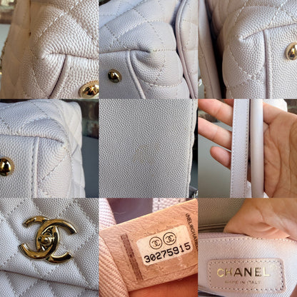 Chanel Coco Top Handle Bag Quilted Caviar Small	29846