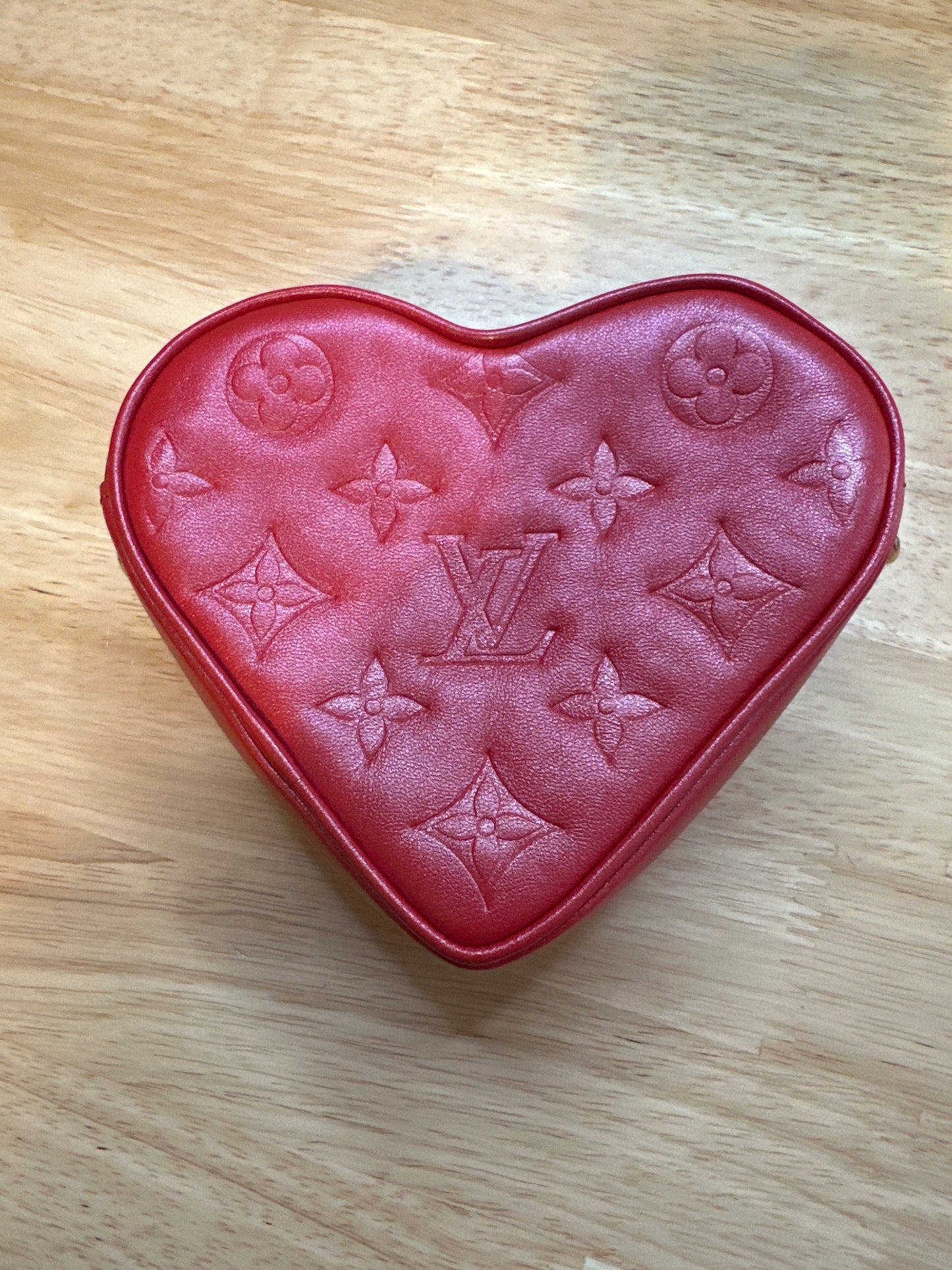 Louis Vuitton Coeur Heart on Chain Embossed Lambskin