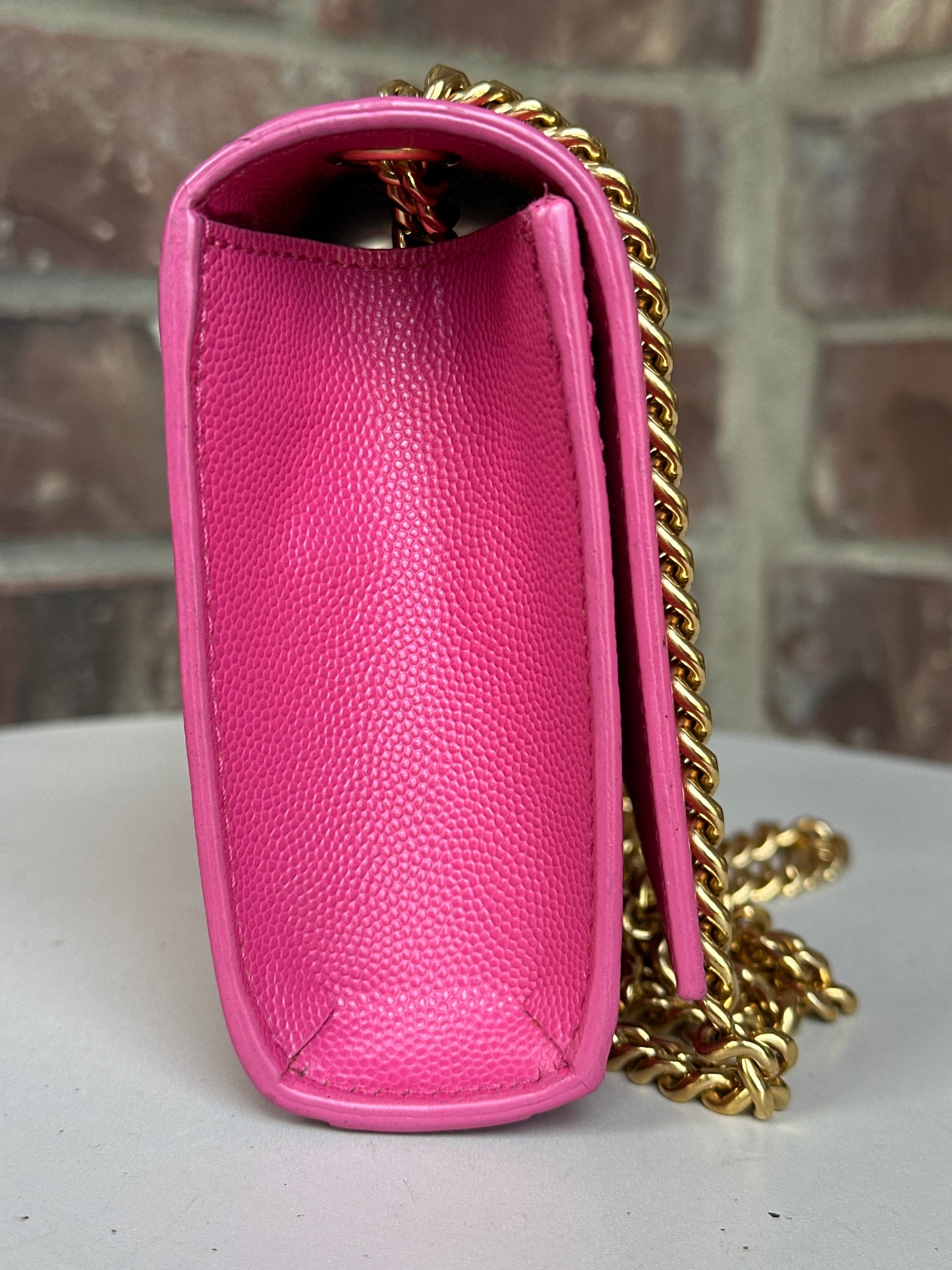 Saint Laurent Classic Monogram Crossbody Bag Grainy Leather Small 54198