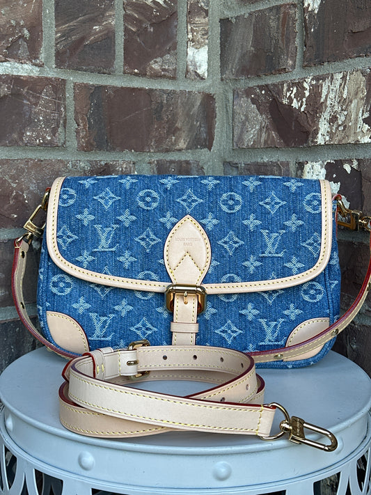 Louis Vuitton Diane NM Denim 57878