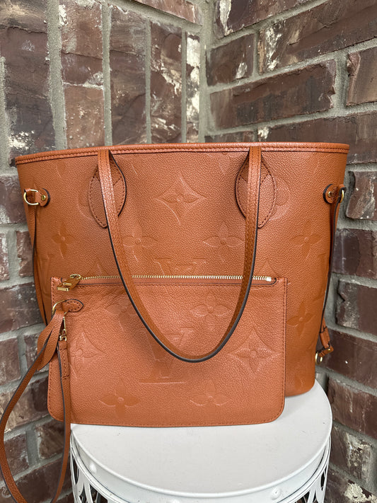 *Louis Vuitton Monogram Giant Neverfull MM 90034