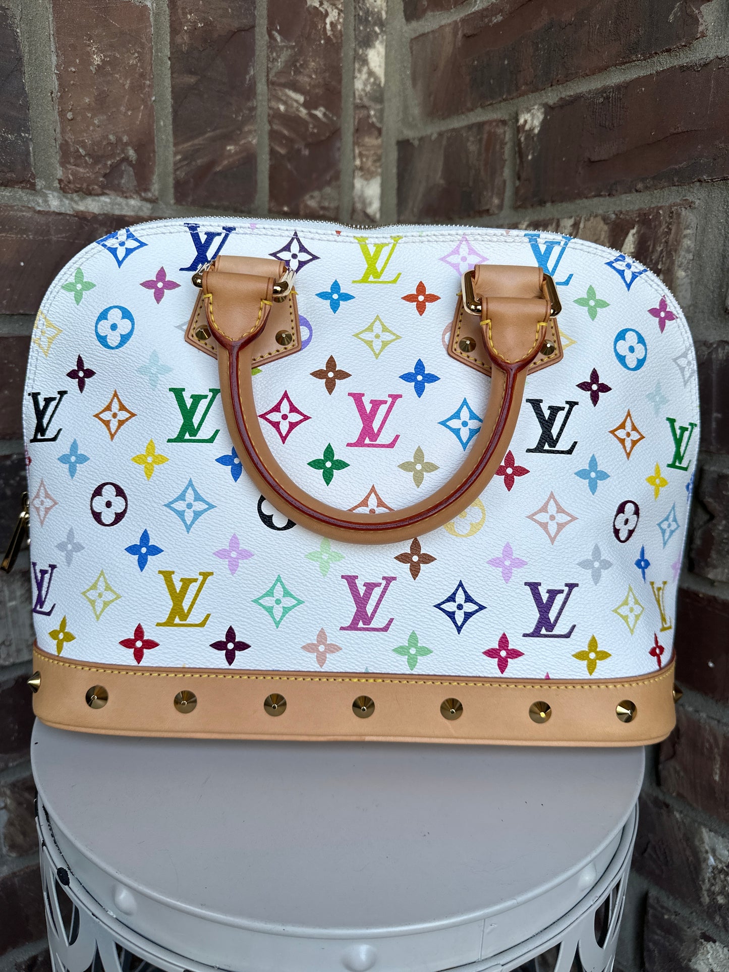 Louis Vuitton Alma Handbag Monogram Multicolor PM