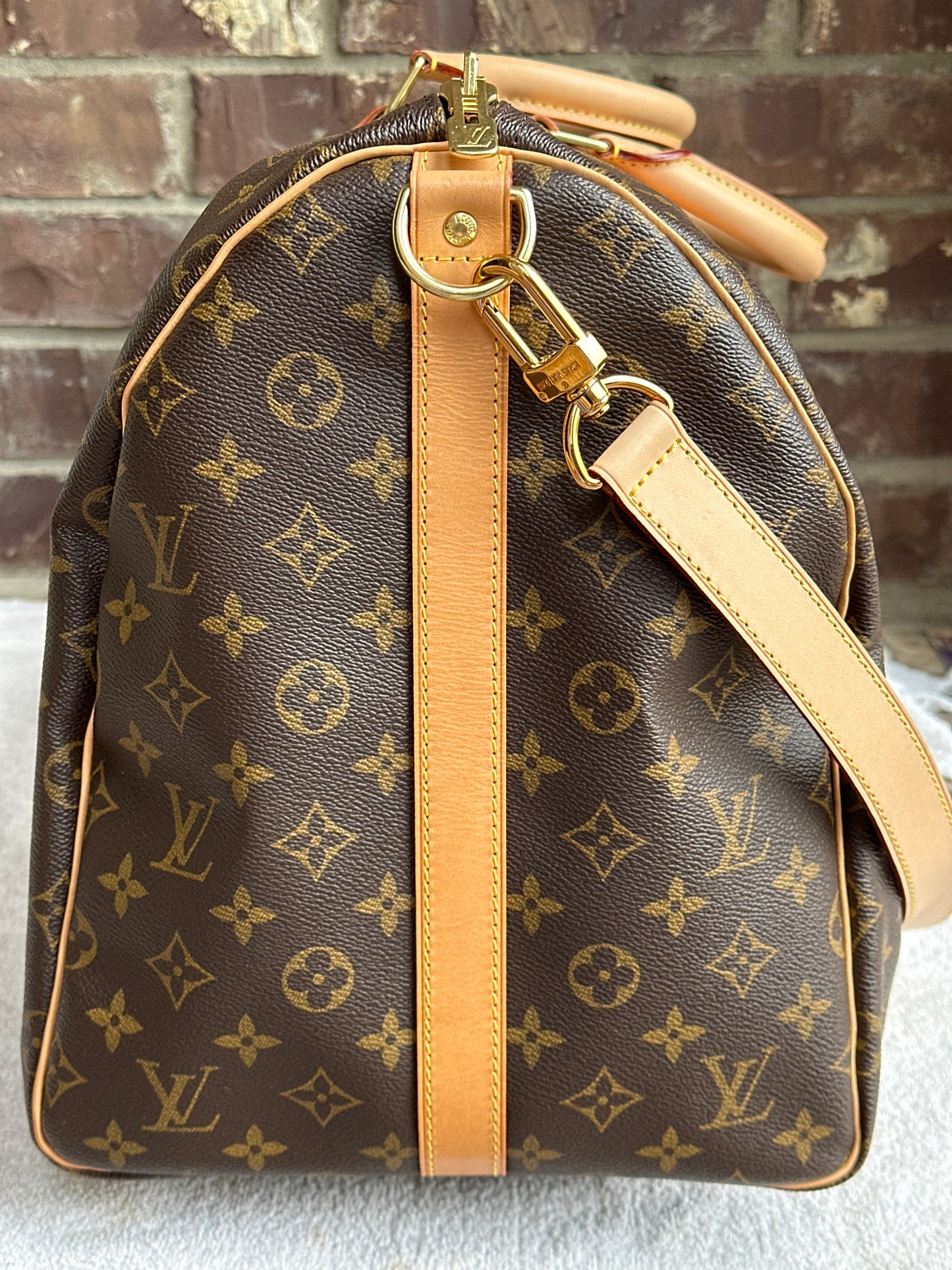 Louis Vuitton Keepall Bandouliere Bag Monogram Canvas 55