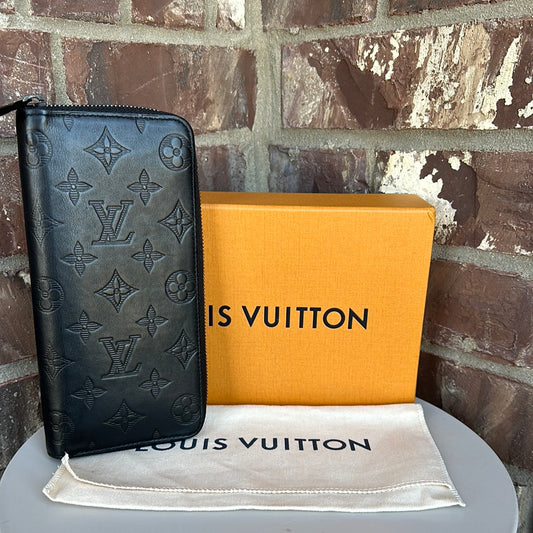Louis Vuitton Shadow Monogram Zippy Long Wallet