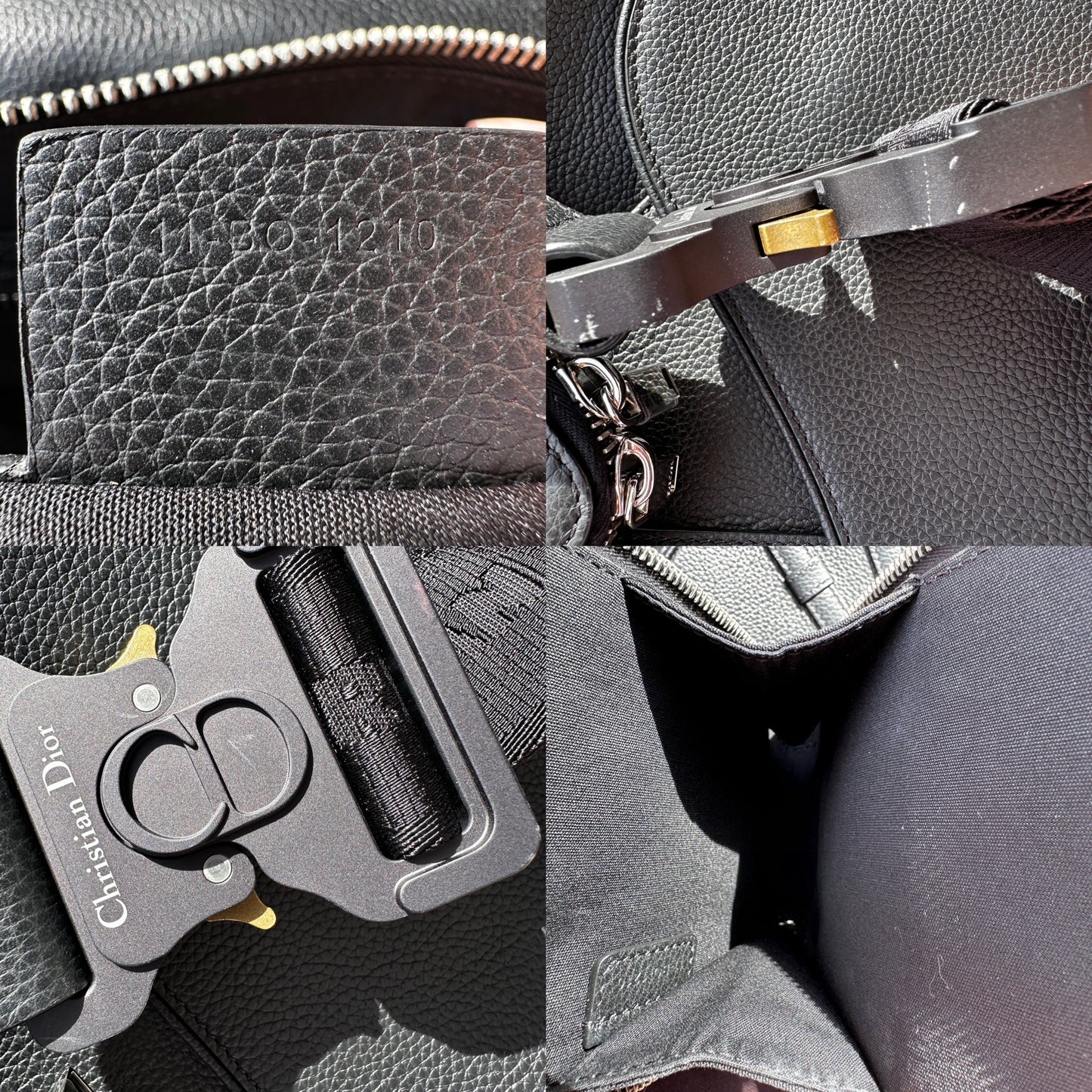 Christian Dior Saddle Crossbody Leather Maxi  60043