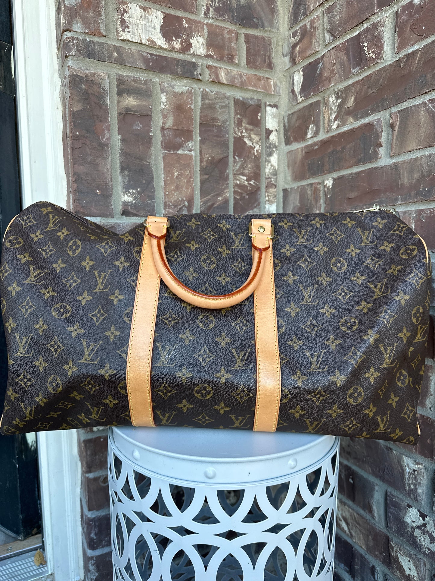 Louis Vuitton Keepall Bag Monogram Canvas 50