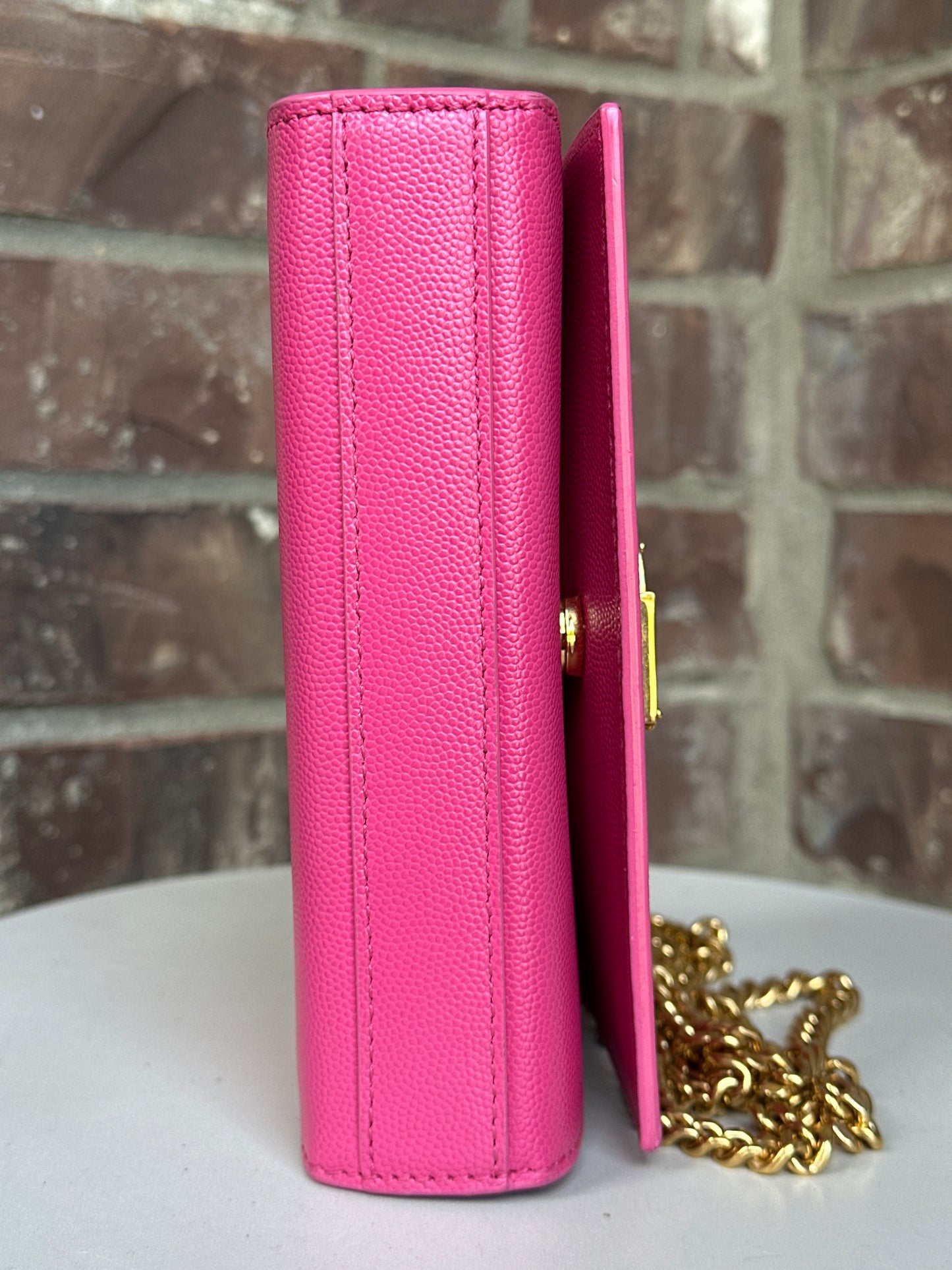 Saint Laurent Classic Monogram Crossbody Bag Grainy Leather Small 54198