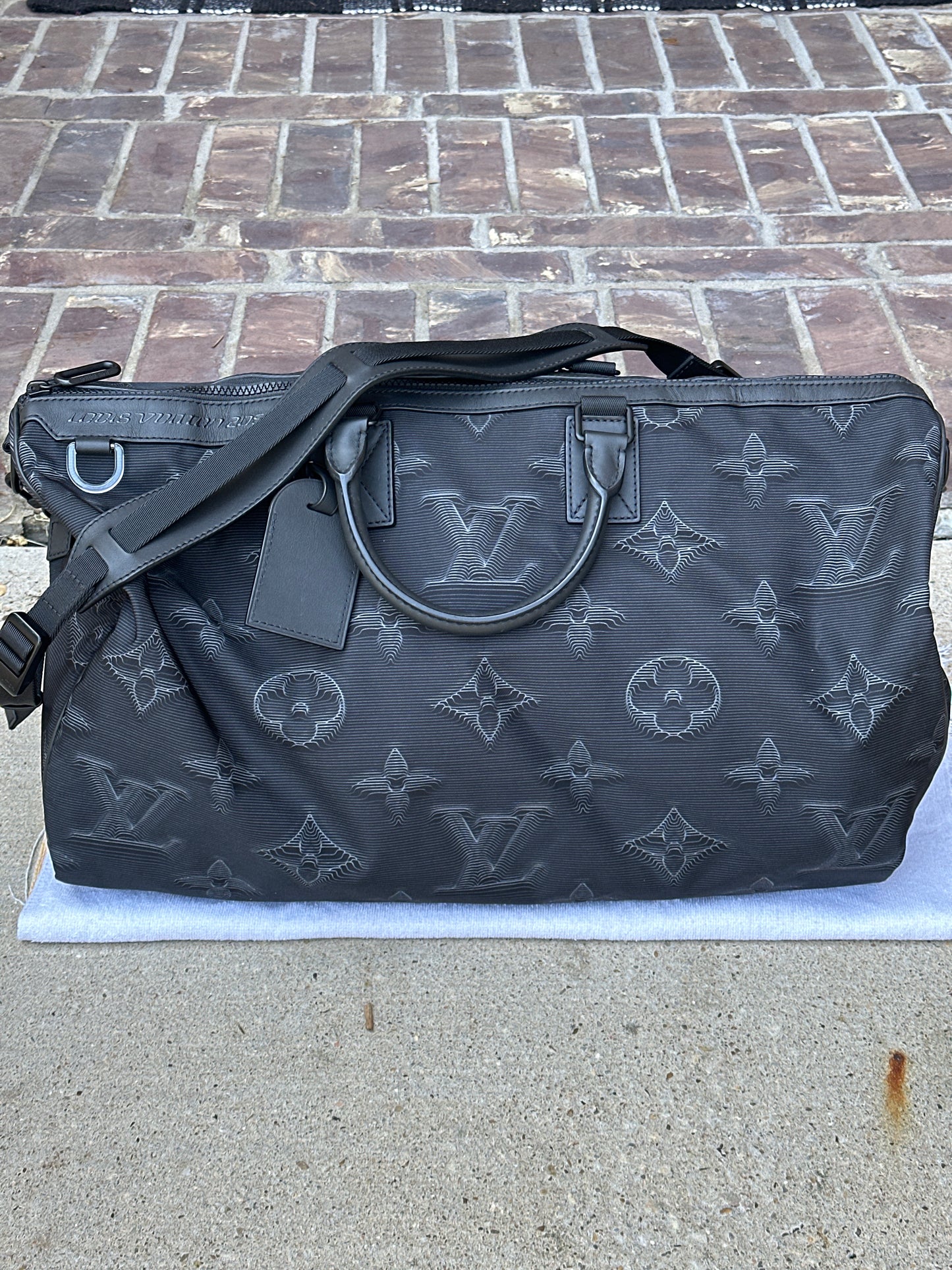Louis Vuitton Reversible Keepall Bandouliere Bag LE 2054 Monogram Textile 50 711325195