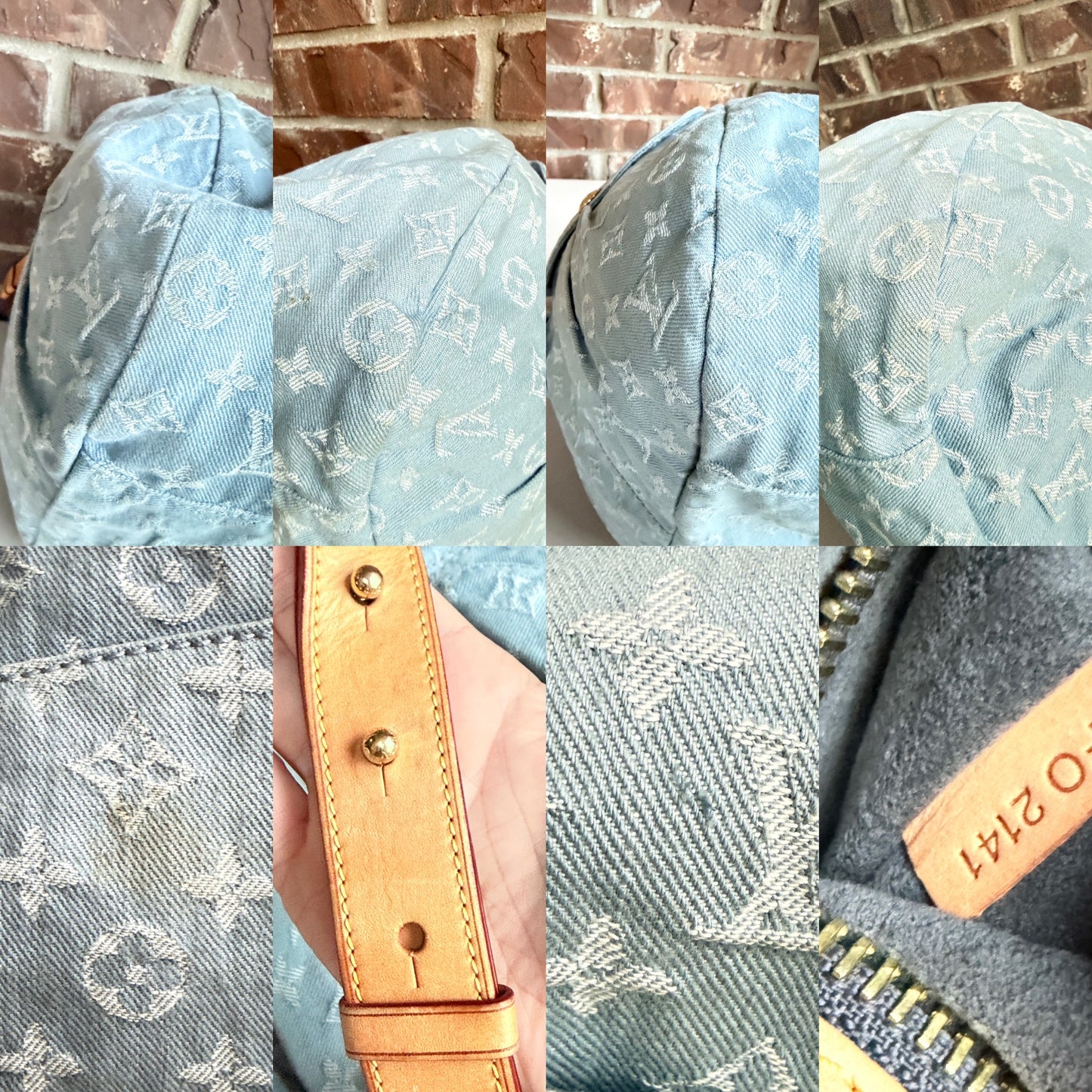 Louis Vuitton Daily Handbag Light Denim GM	74575