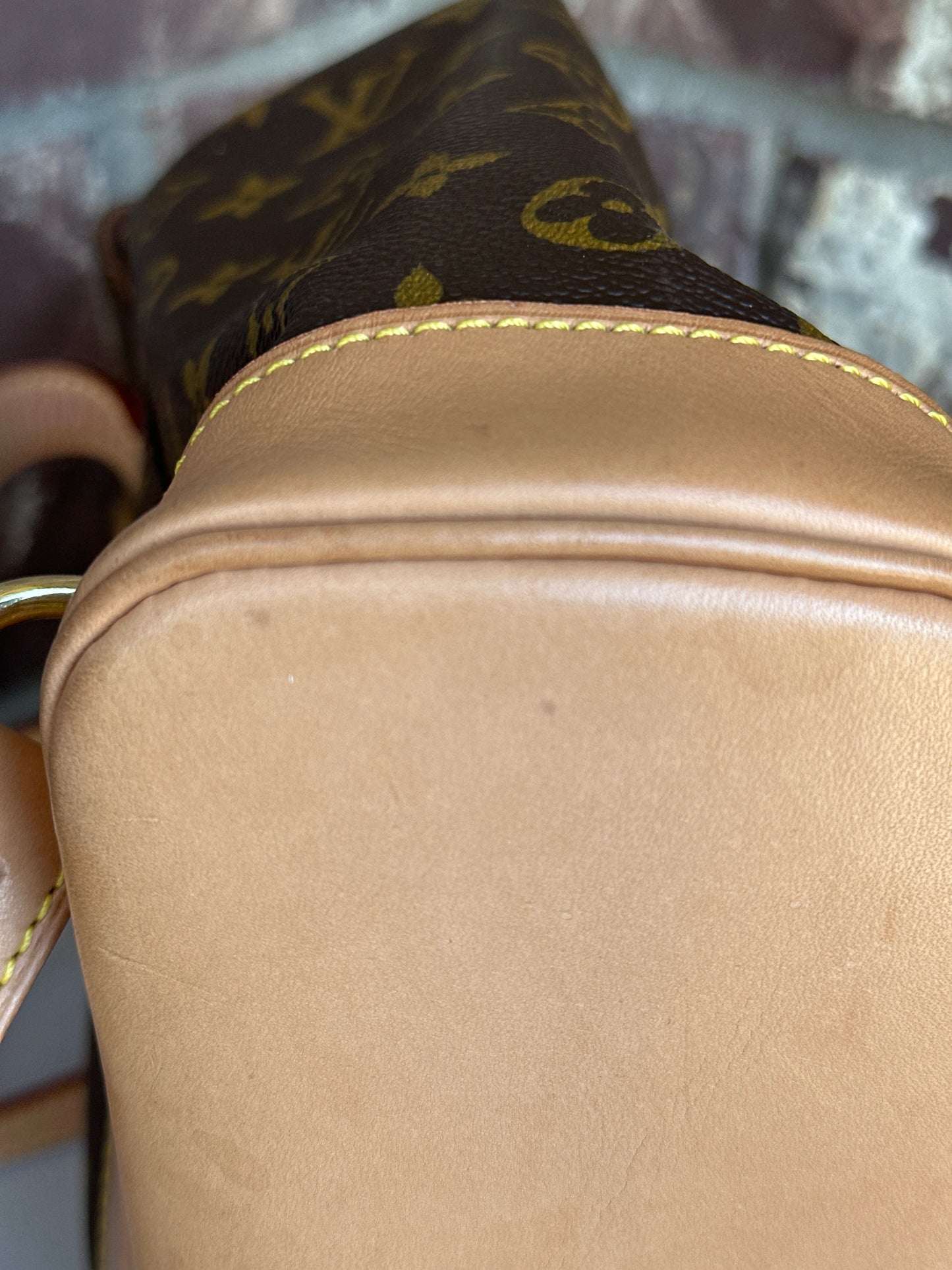 Louis Vuitton Vintage Montsouris Backpack Monogram Canvas MM 82323