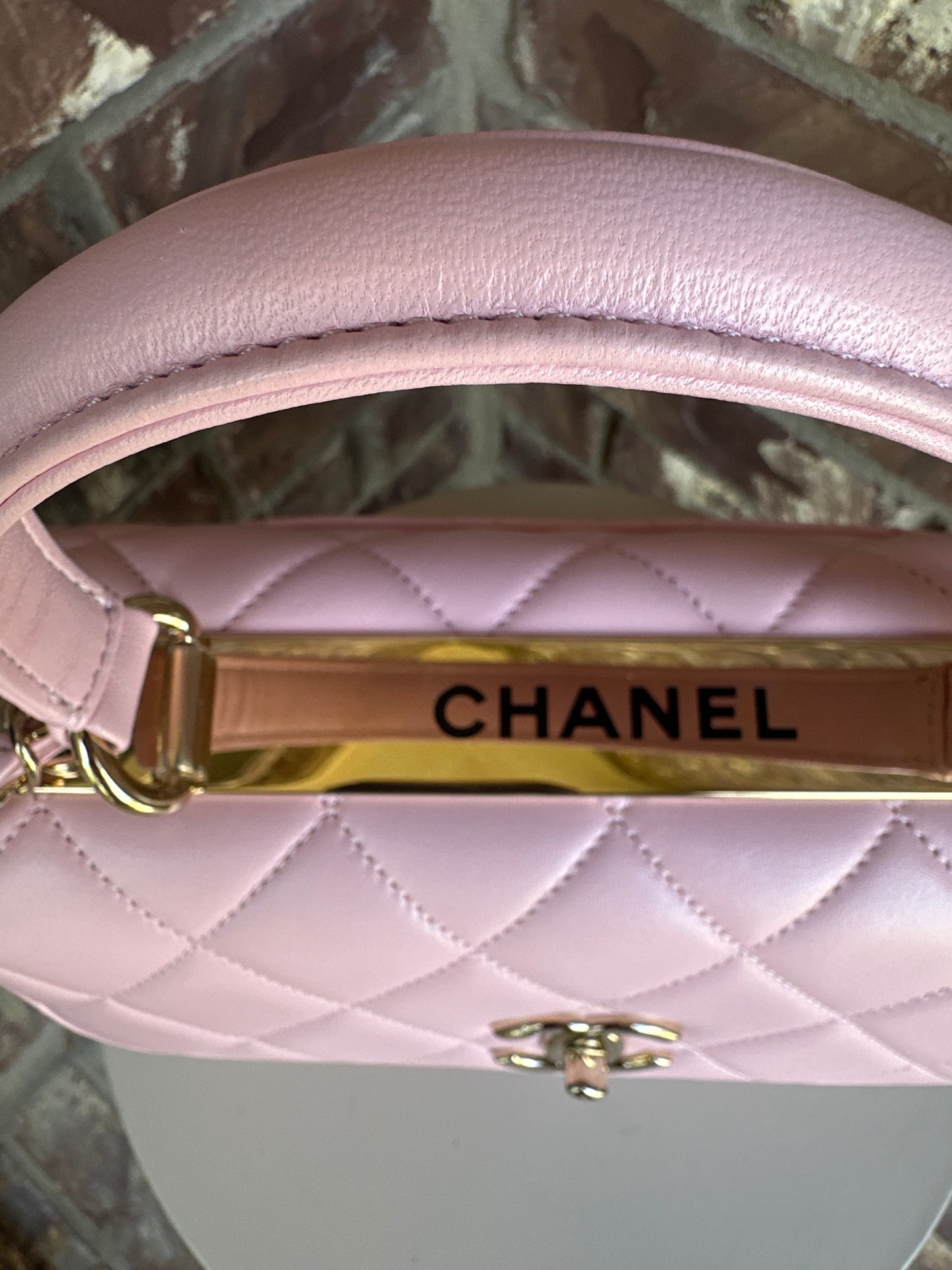 Chanel Trendy CC Top Handle Bag Quilted Lambskin Small 621355181