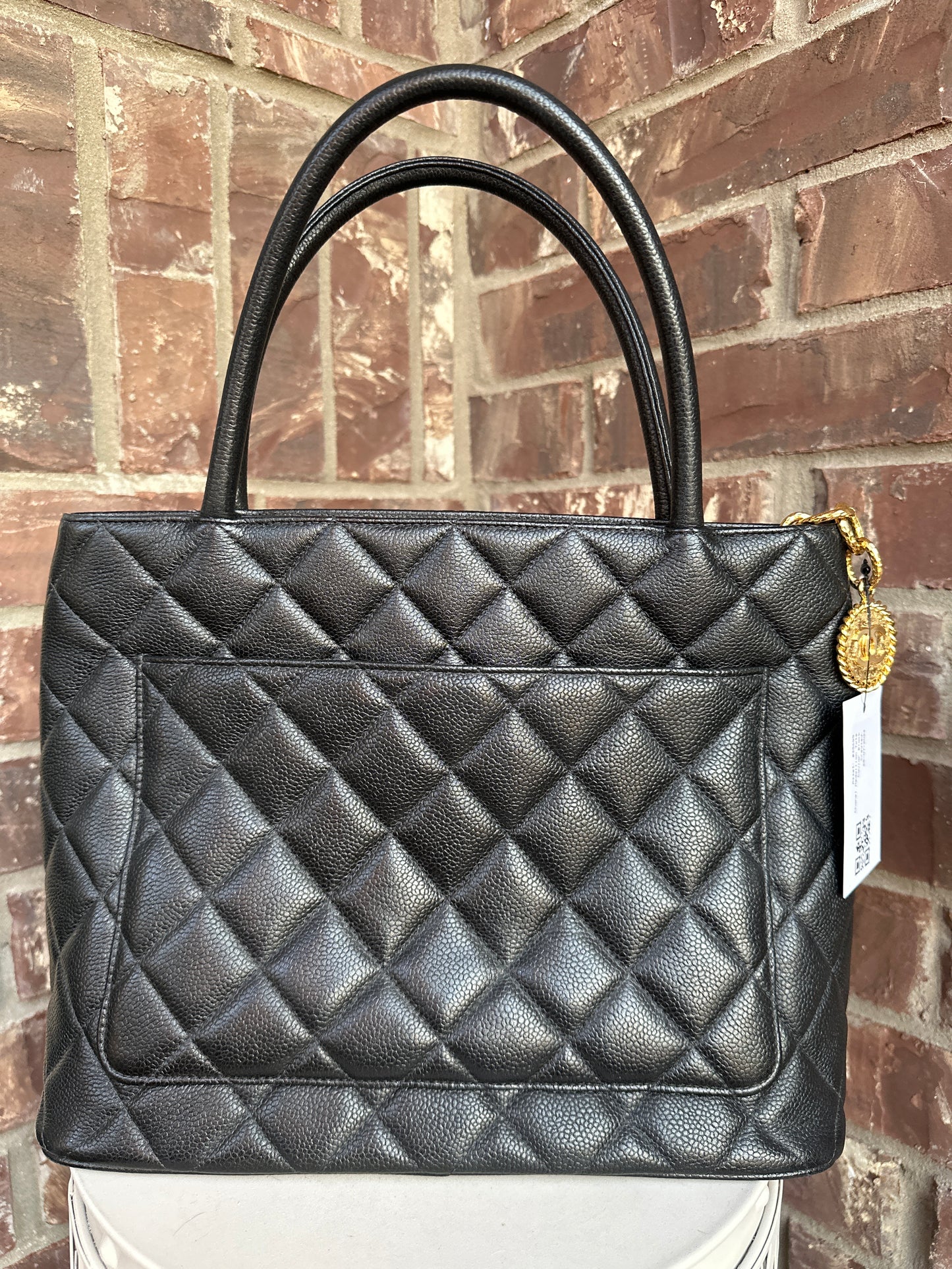 Chanel Medallion Tote Caviar