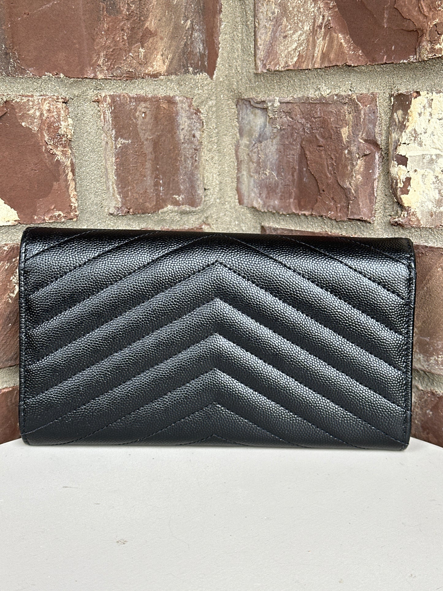 Saint Laurent Classic Monogram Flap Wallet