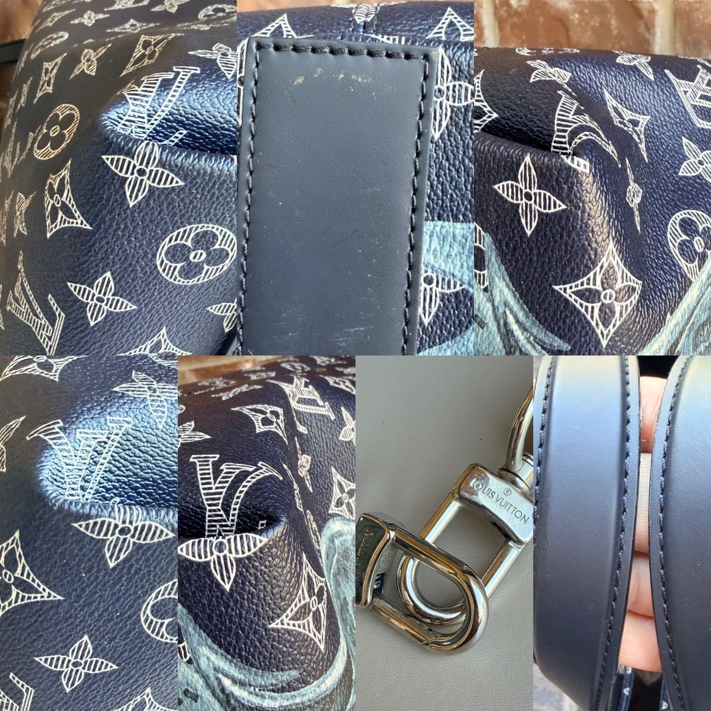 Louis Vuitton Savane Monogram Chapman Brothers Atlas Tote 82947