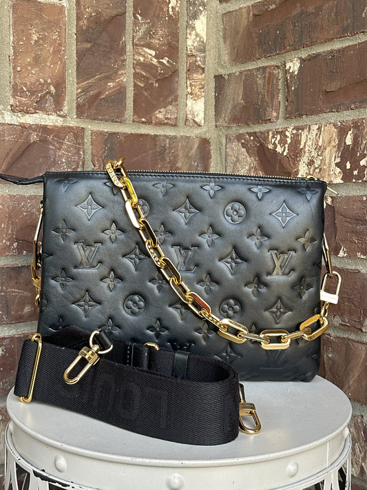 Louis Vuitton Coussin Bag Monogram Embossed Lambskin PM 38996