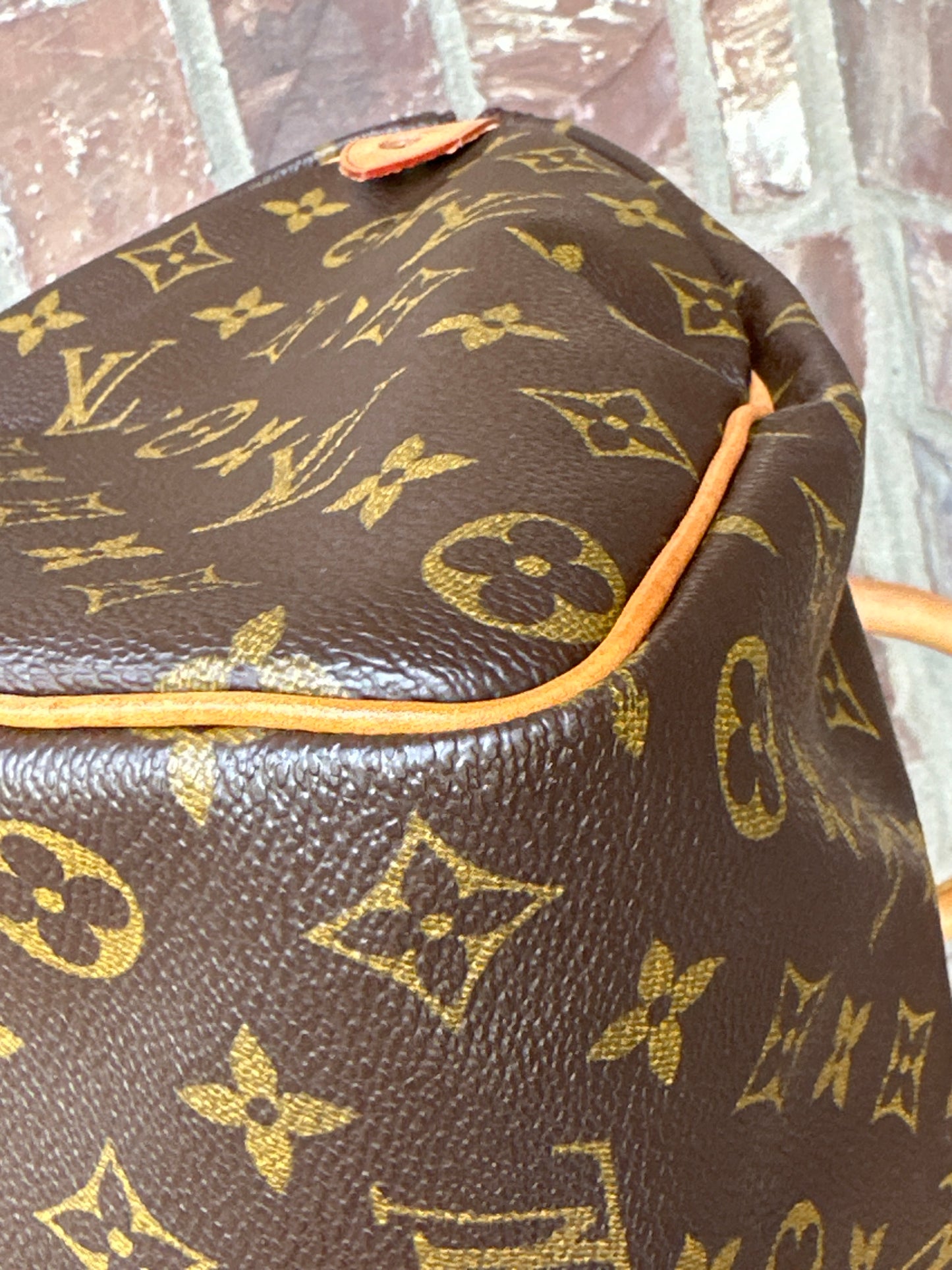 Louis Vuitton Speedy Handbag Monogram Canvas 35 89954