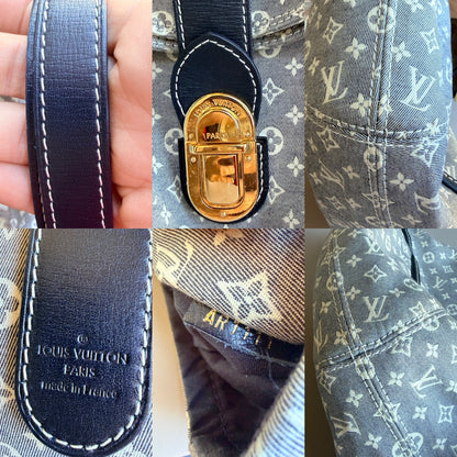 Louis Vuitton Romance Handbag Monogram Idylle Blue	34521