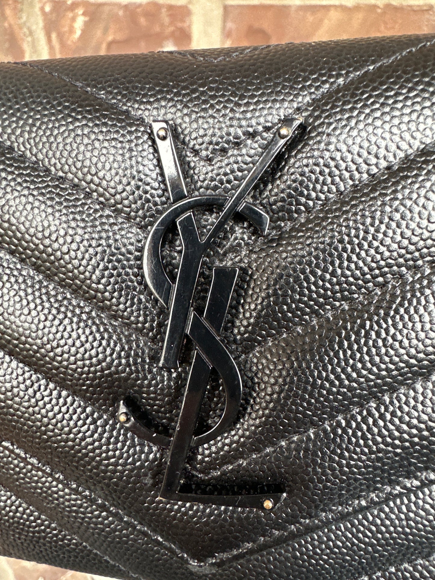 Saint Laurent Classic Monogram Flap Wallet