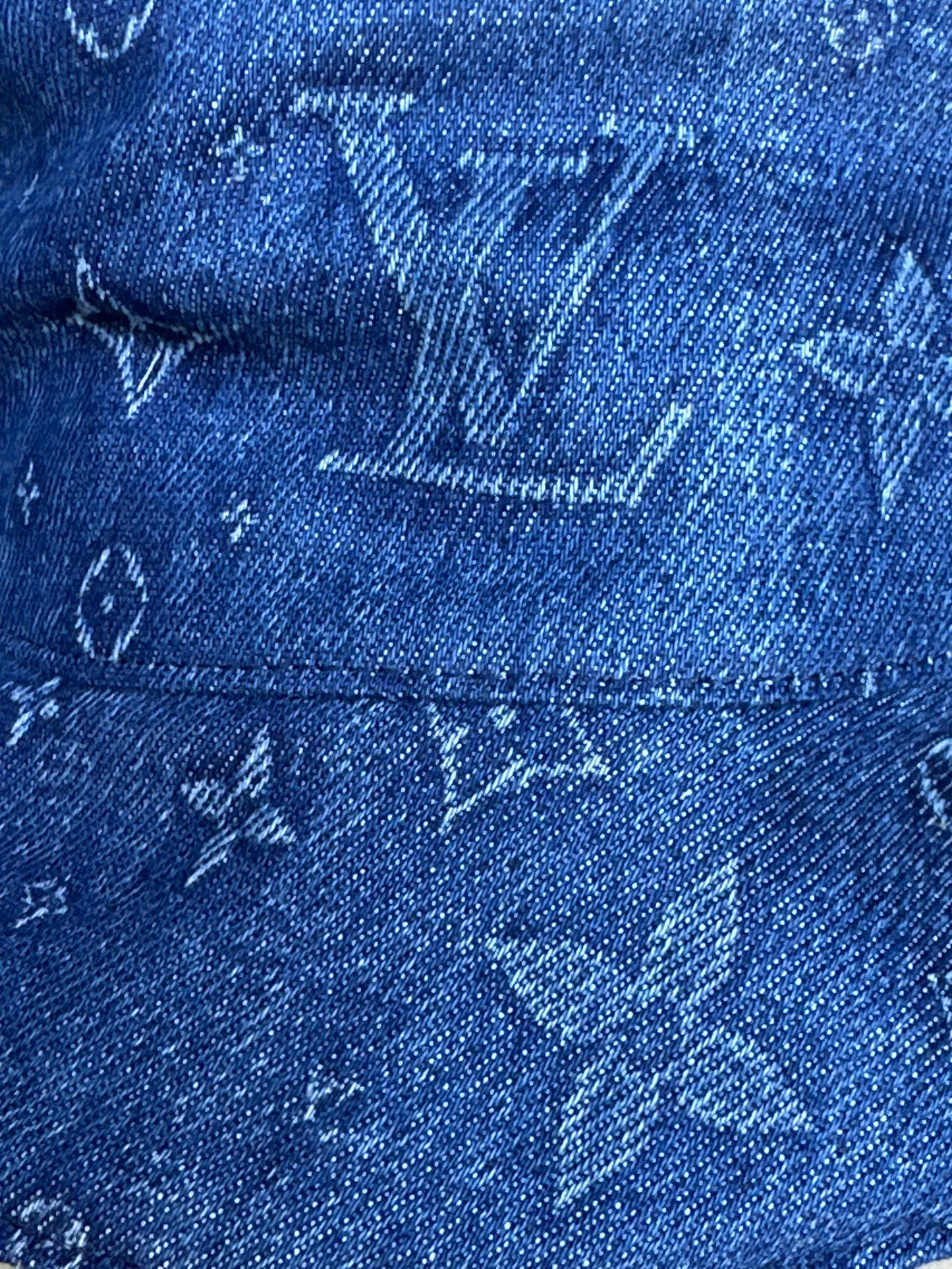 Louis Vuitton Bonnet Bucket Hat Denim and Shearling 31124