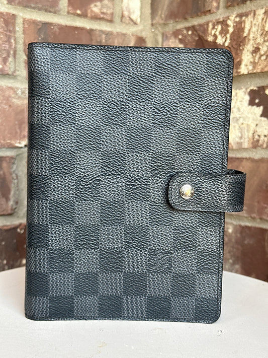 Louis Vuitton Agenda MM Damier Graphite Canvas 93458