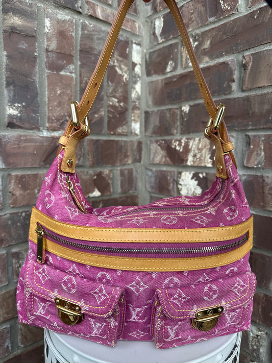 Louis Vuitton Baggy Denim PM Pink 34345