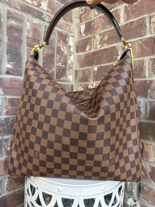 Louis Vuitton Portobello Handbag Damier Ebene GM 72323