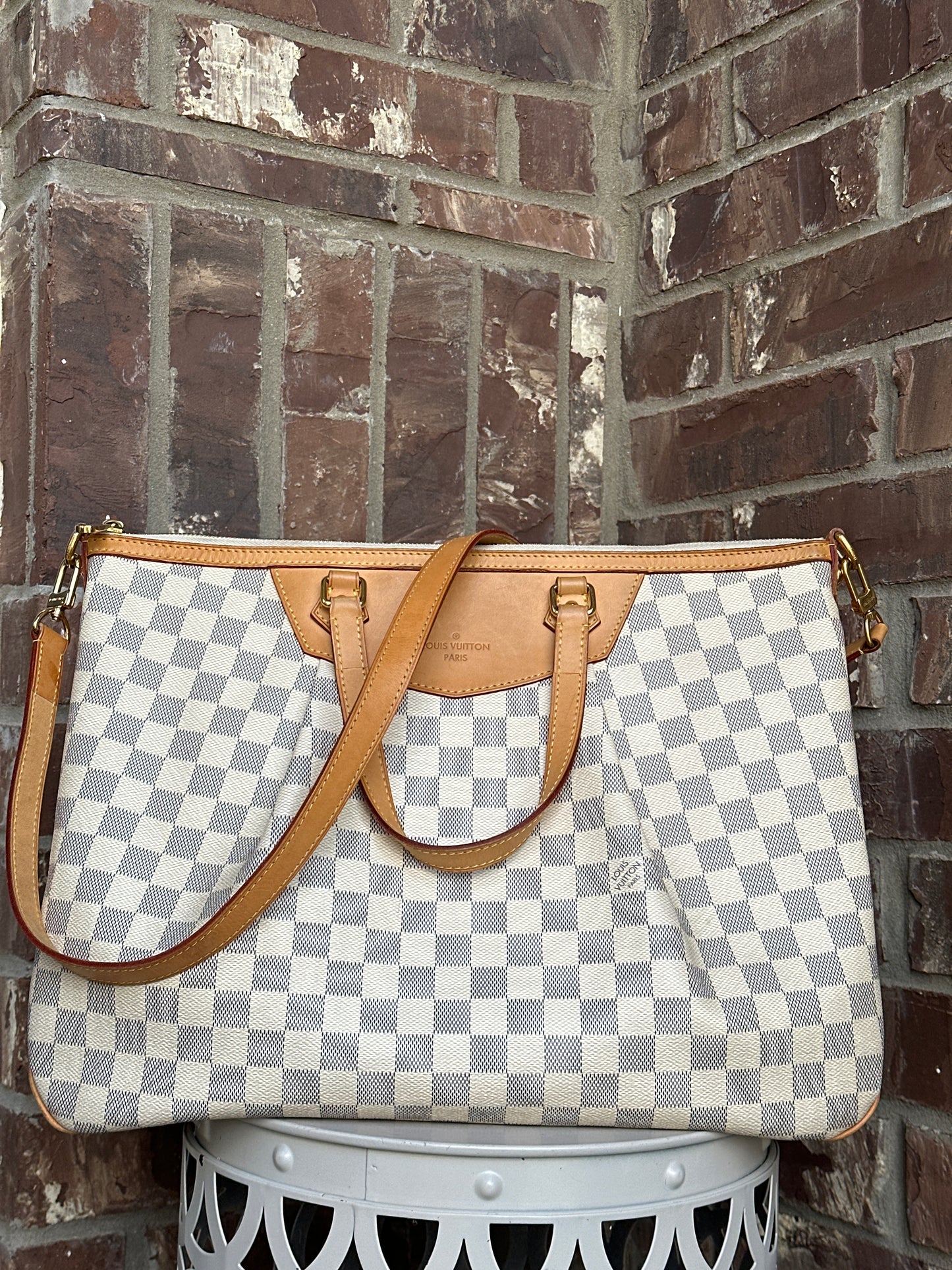 Louis Vuitton Siracusa Handbag Damier GM 709336231