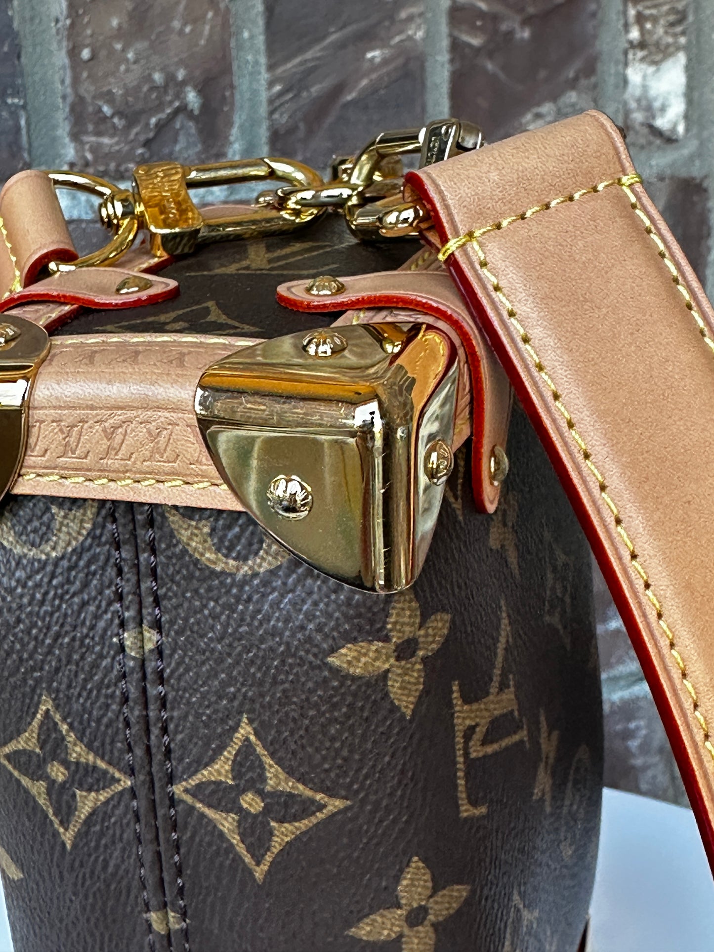 Louis Vuitton Side Trunk Monogram Canvas PM 49283