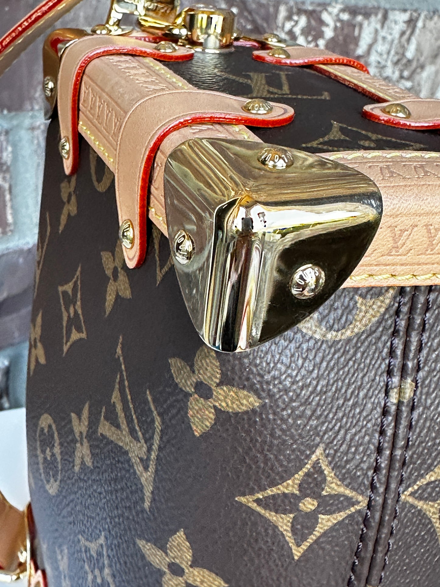 Louis Vuitton Side Trunk Monogram Canvas PM 49283