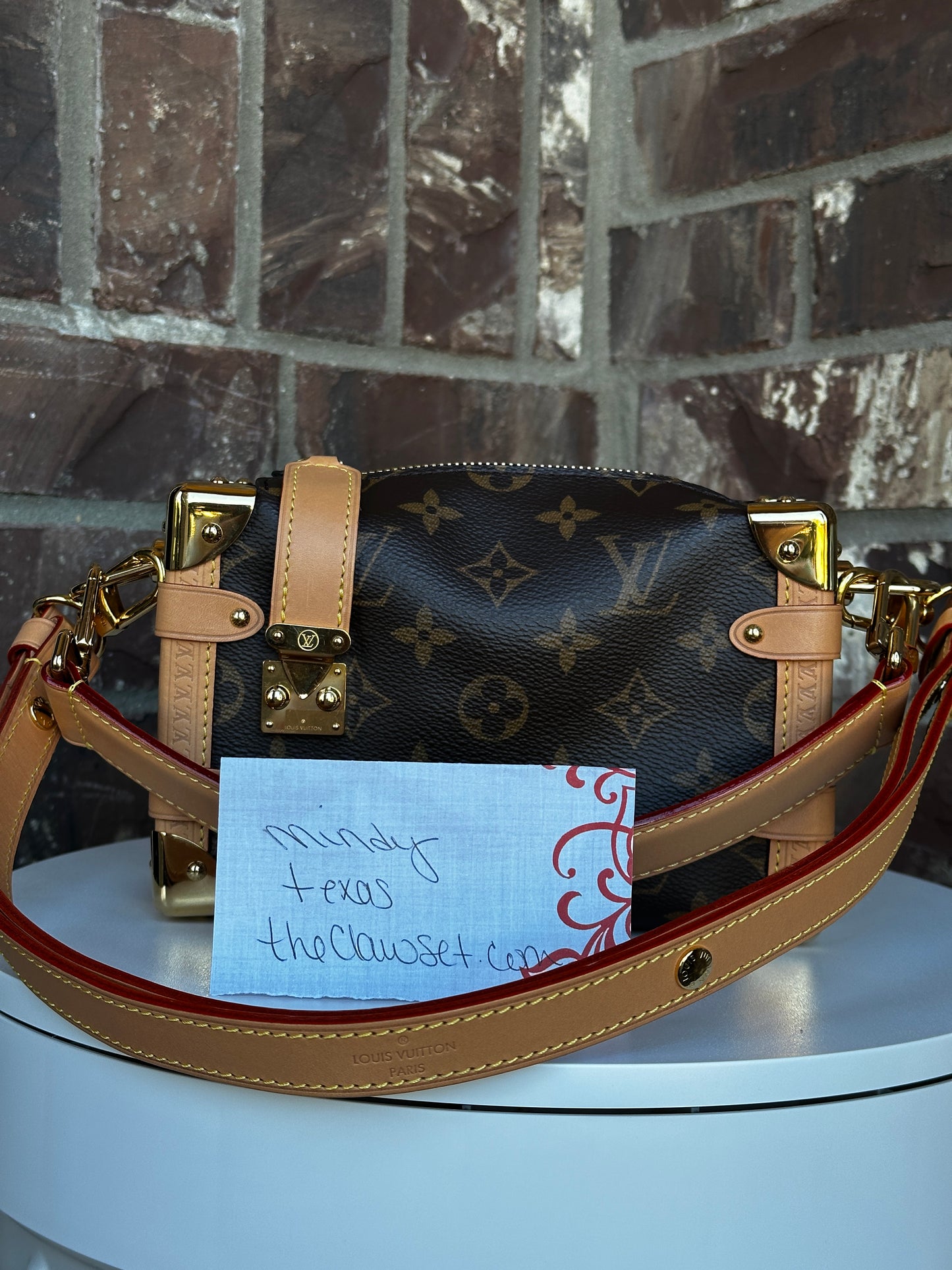 Louis Vuitton Side Trunk Monogram Canvas PM 49283