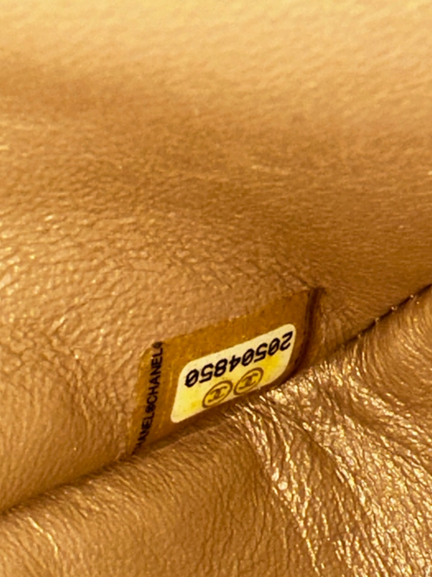 Chanel Classic Double Flap Iridescent Quilted Caviar Medium 42278