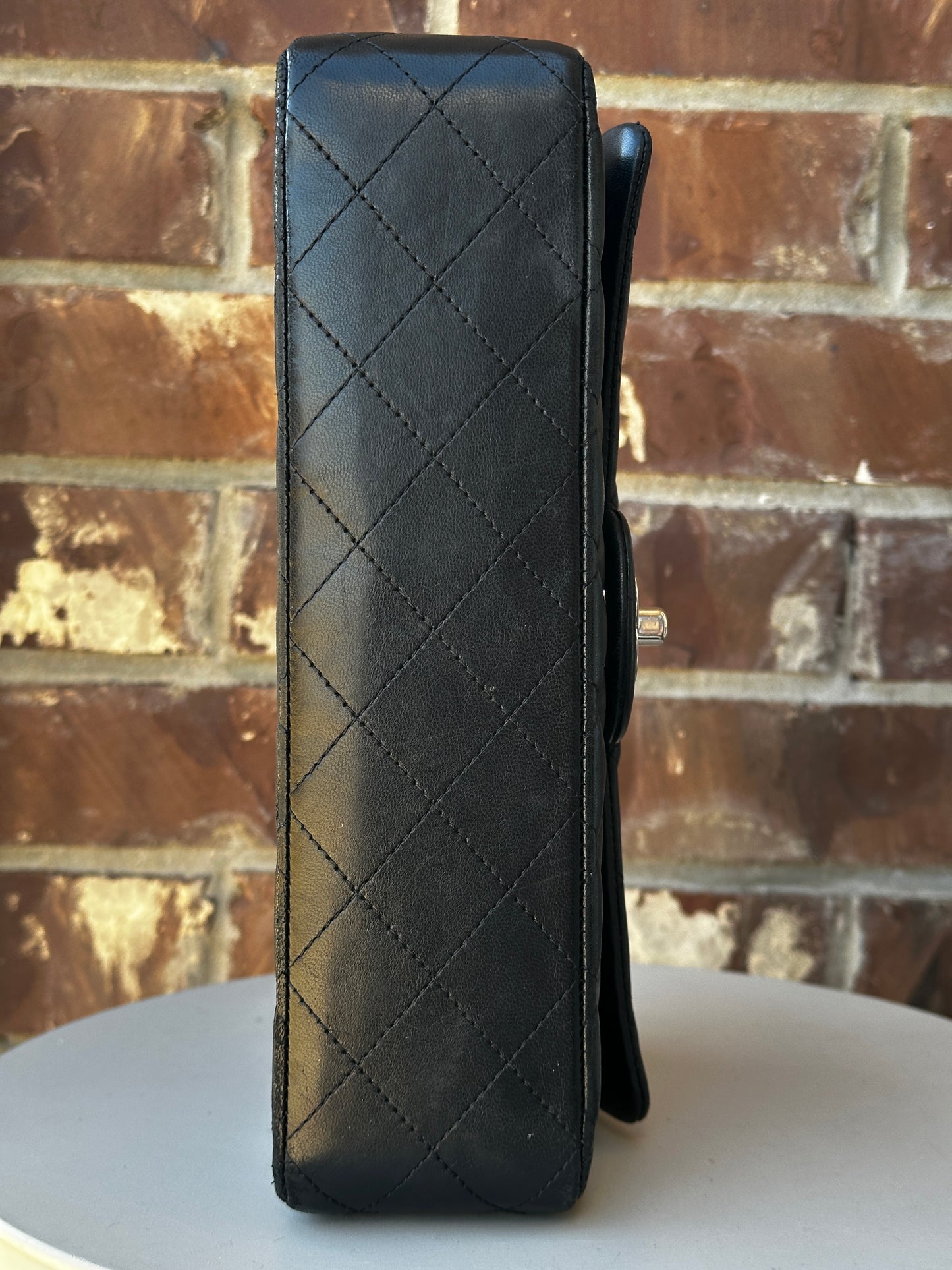 Chanel Classic Double Flap Bag Quilted Lambskin Medium 54221