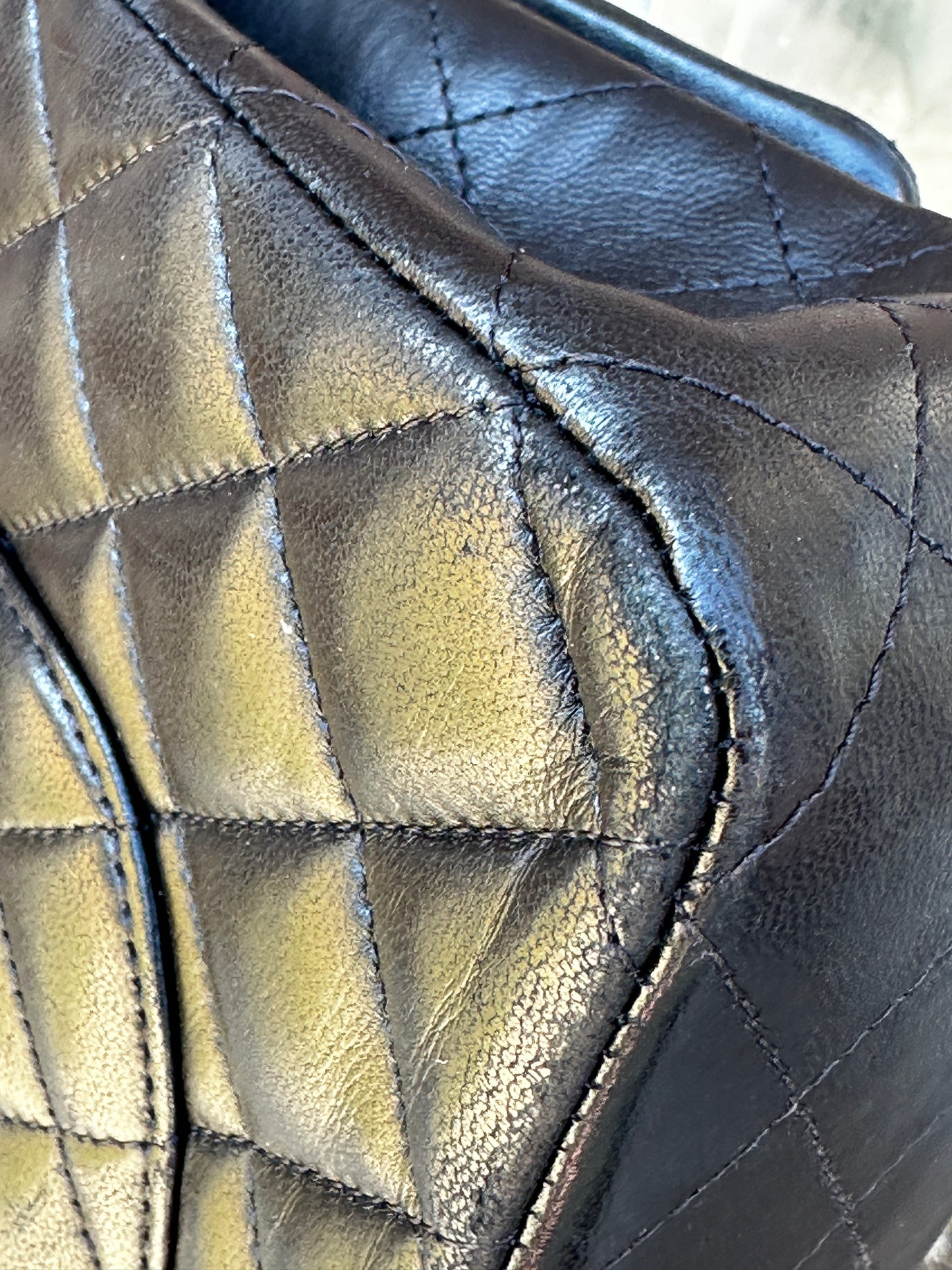 Chanel Classic Double Flap Bag Quilted Lambskin Medium 54221