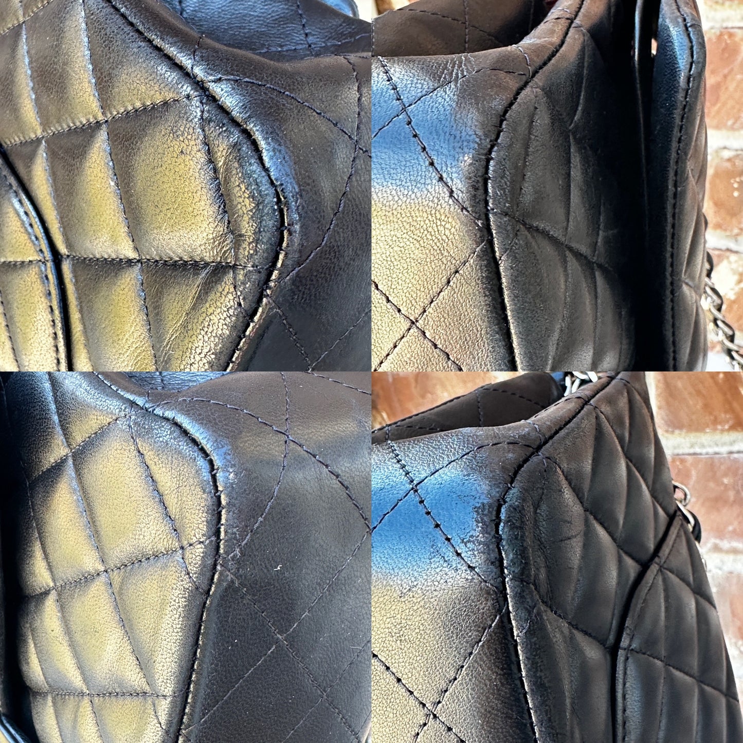 Chanel Classic Double Flap Bag Quilted Lambskin Medium 54221