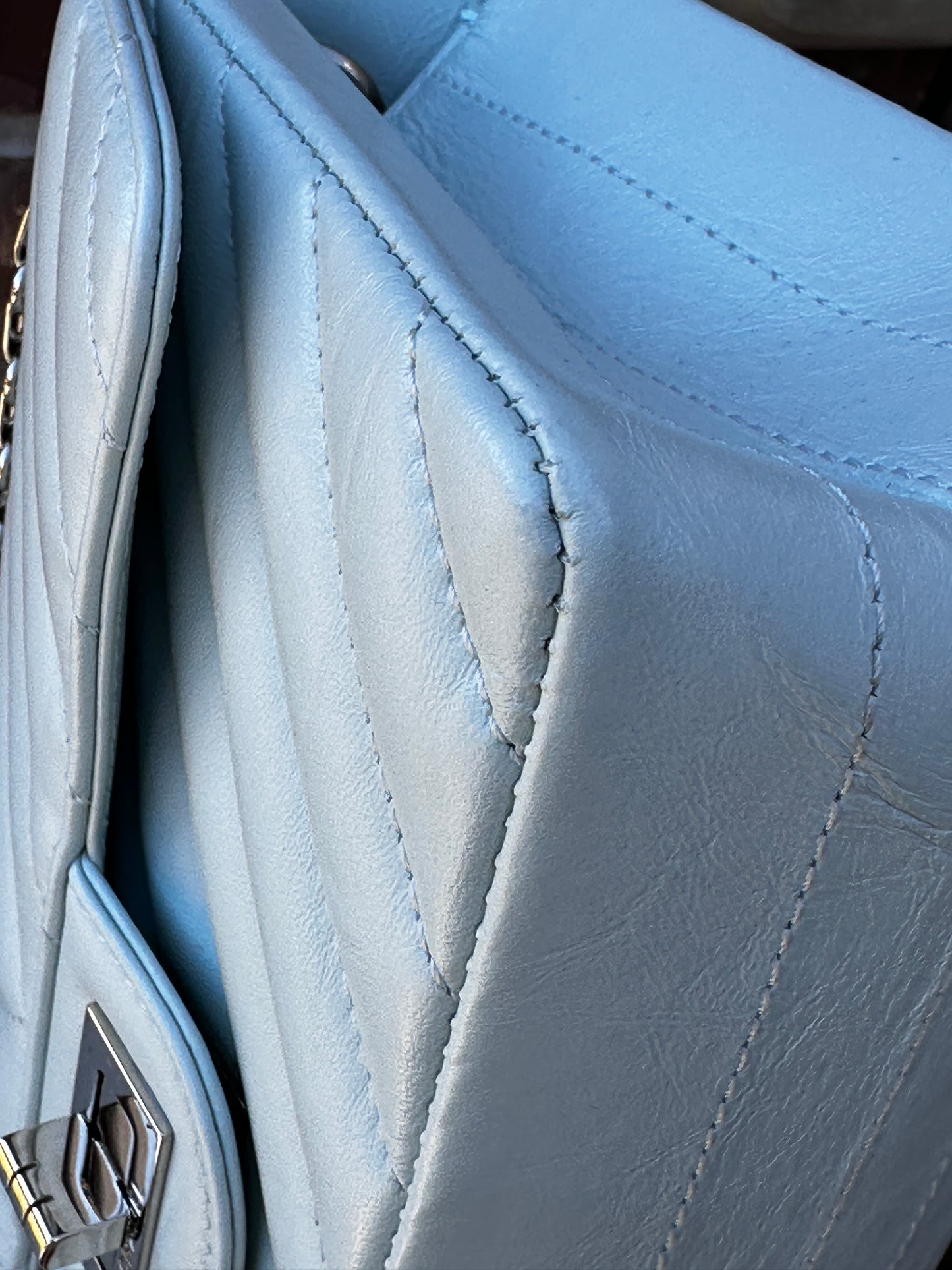 Chanel Reissue 2.55 Chevron Aged Calfskin Mini 11145