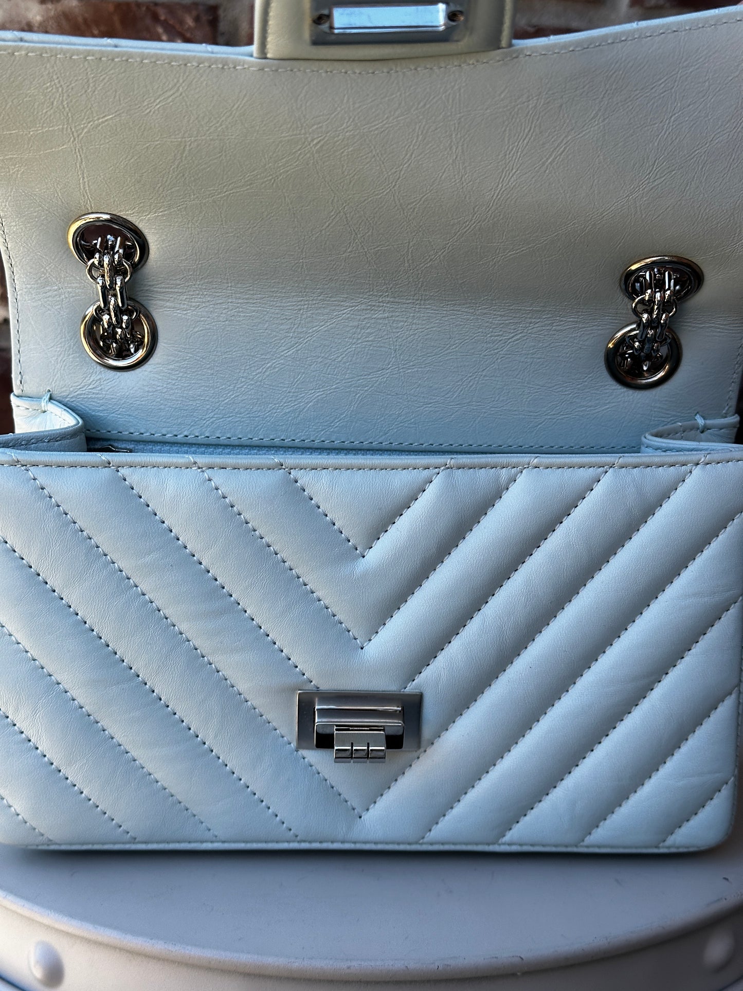 Chanel Reissue 2.55 Chevron Aged Calfskin Mini 11145
