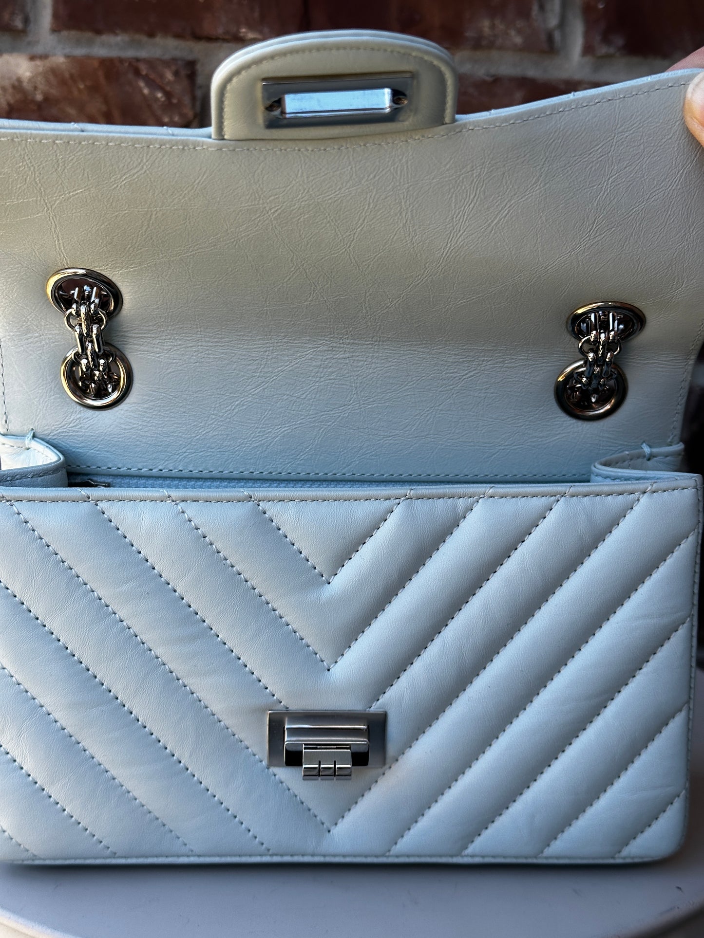 Chanel Reissue 2.55 Chevron Aged Calfskin Mini 11145