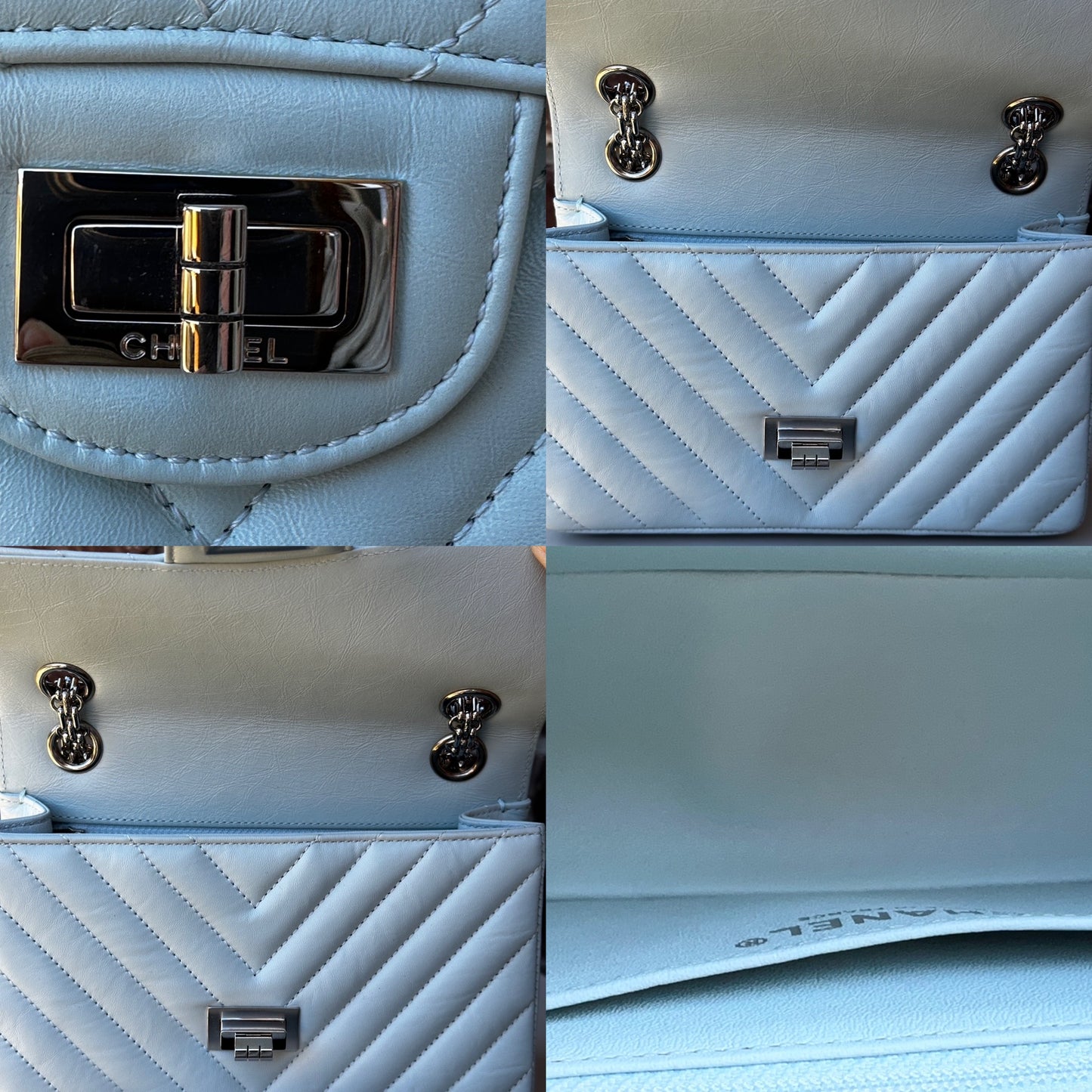 Chanel Reissue 2.55 Chevron Aged Calfskin Mini 11145