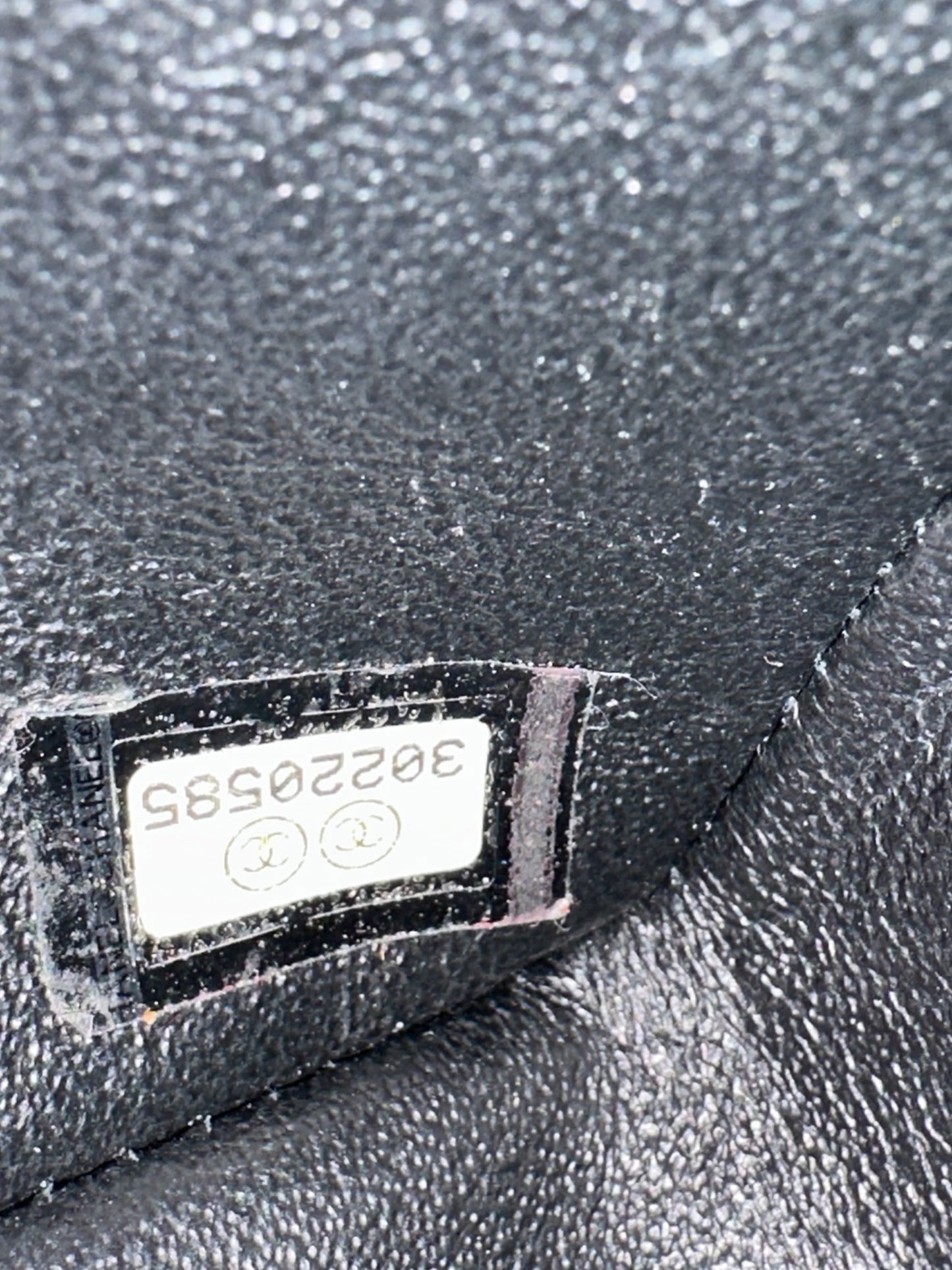 Chanel Reissue 2.55 So Black Chevron Aged Calfskin Mini 41134