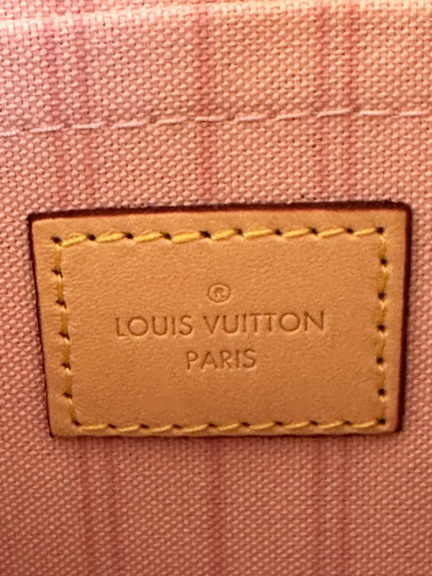 Louis Vuitton Neverfull Pochette Damier Large