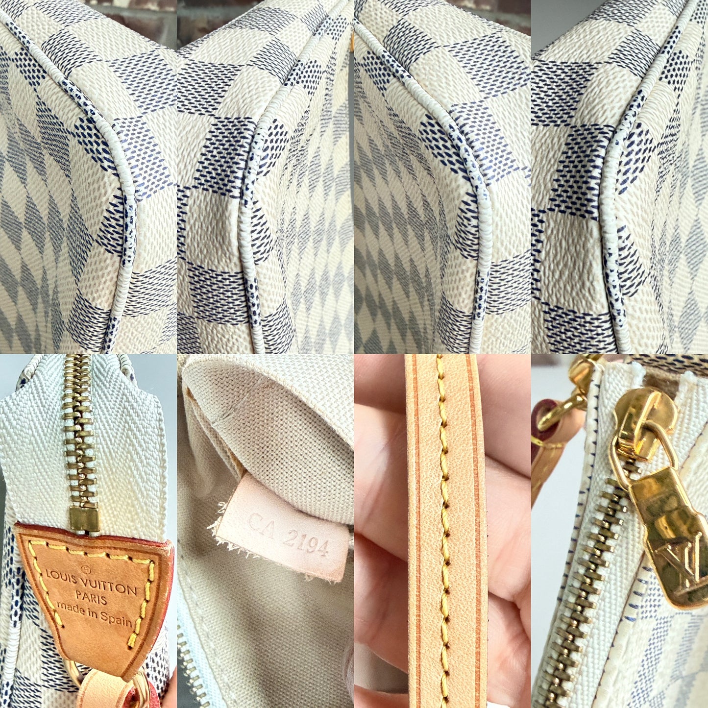 Louis Vuitton Pochette Accessories Damier Azur 43918