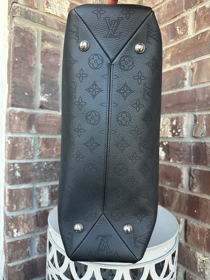 Louis Vuitton Hand It All Bag Mahina Leather MM Black 69064