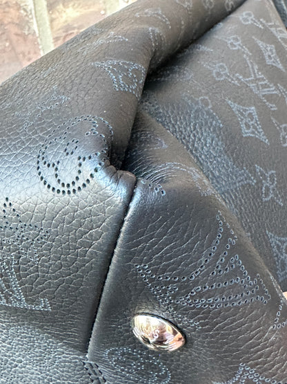 Louis Vuitton Hand It All Bag Mahina Leather MM Black 69064